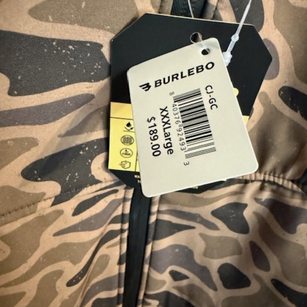 NWT Burlebo Challenger Jacket 3XL – Waterproof Camo Hunting Jacket - Picture 8 of 10